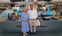 Exposição a Água e o Mar para mim, no mercado de Faro